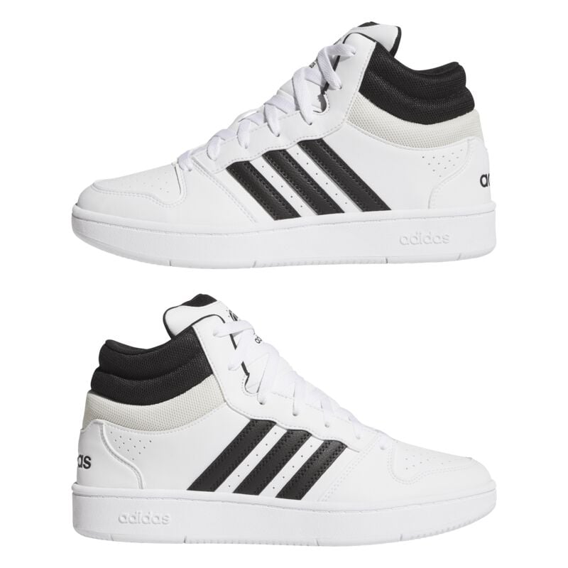 Baskets hautes  de Adidas - HOOPS MID CLASSIC - EU411/3 à EU46 - pour Unisexe - blanc - Adidas