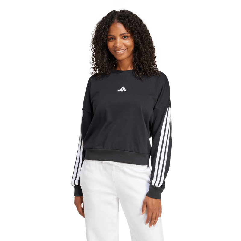 Sweat-shirt  de Adidas - W 3S FT SWT - XS à XXL - pour Femme - noir - Adidas - View 2