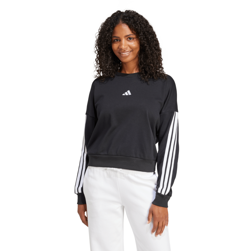 Sweat-shirt  de Adidas - W 3S FT SWT - XS à XXL - pour Femme - noir - Adidas - View 2