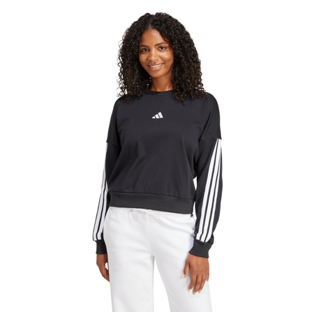 Sweat-shirt  de Adidas - W 3S FT SWT - XS à XXL - pour Femme - noir - Adidas - View 2