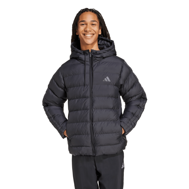 Manteau d'hiver  de Adidas - ESS 3S SD HD JK - S à XXL - pour Homme - noir - Adidas - View 2