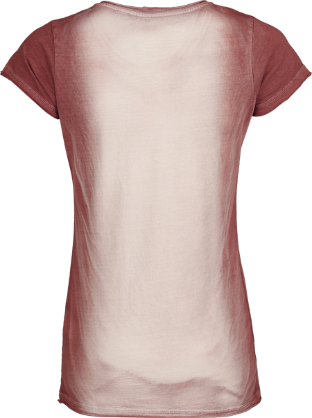T-Shirt Manches courtes  de Pink Floyd - Dark Side - S à 4XL - pour Femme - rouge/blanc - Pink Floyd - View 2