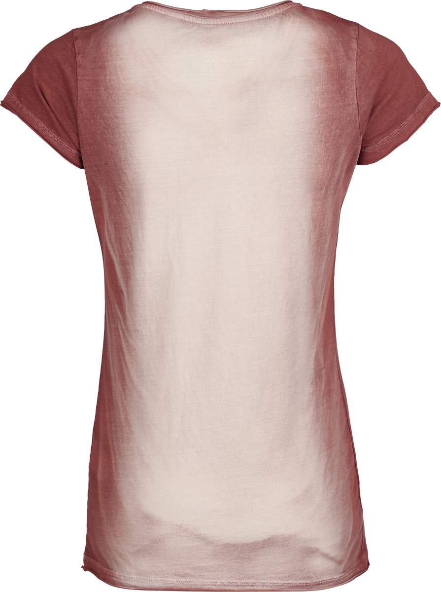 T-Shirt Manches courtes  de Pink Floyd - Dark Side - S à 4XL - pour Femme - rouge/blanc - Pink Floyd - View 2
