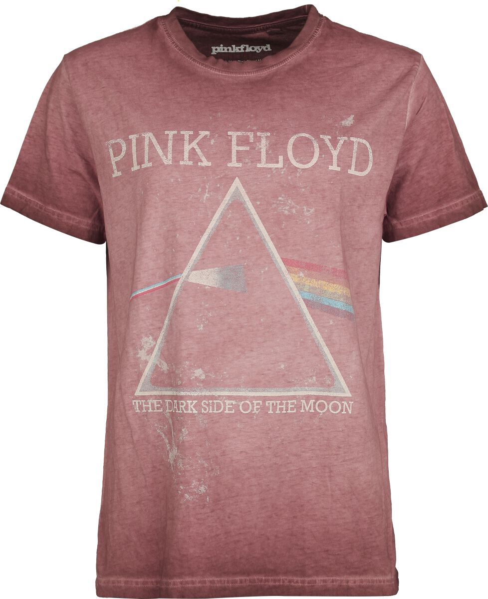 T-Shirt Manches courtes  de Pink Floyd - Dark Side Of The Moon - S à 4XL - pour Femme - rouge - Pink Floyd