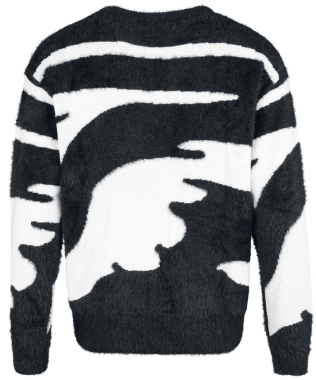 Pull tricoté  de RED by EMP - S à XXL - pour Femme - noir/blanc - RED by EMP - View 2