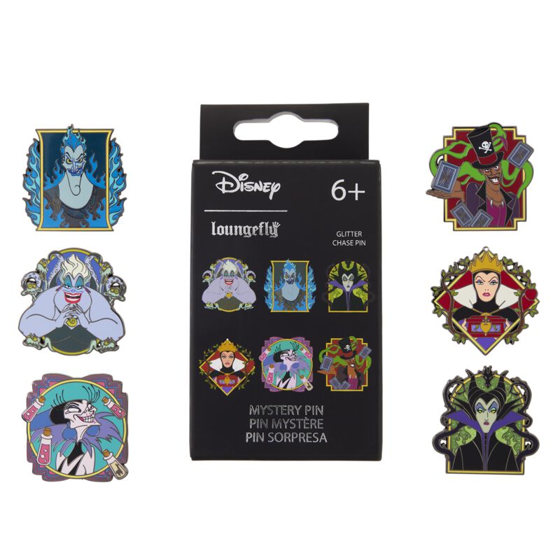 Pin's Disney de Walt Disney - Loungefly - Vilains - Pin's Mystère - pour Indifférent - multicolore - Walt Disney