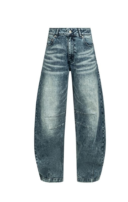 Jean  de RED by EMP - Barrel ( wide Fit ) - W27L30 à W34L32 - pour Femme - bleu - RED by EMP