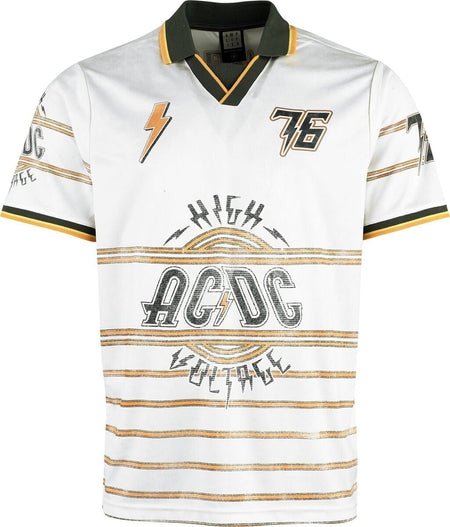 Jersey  de AC/DC - High Voltage Rock FC - S à 5XL - pour Homme - blanc - AC/DC