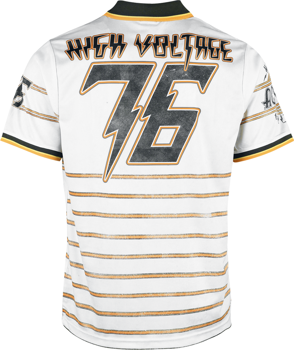 Jersey  de AC/DC - High Voltage Rock FC - S à 5XL - pour Homme - blanc - AC/DC - View 2