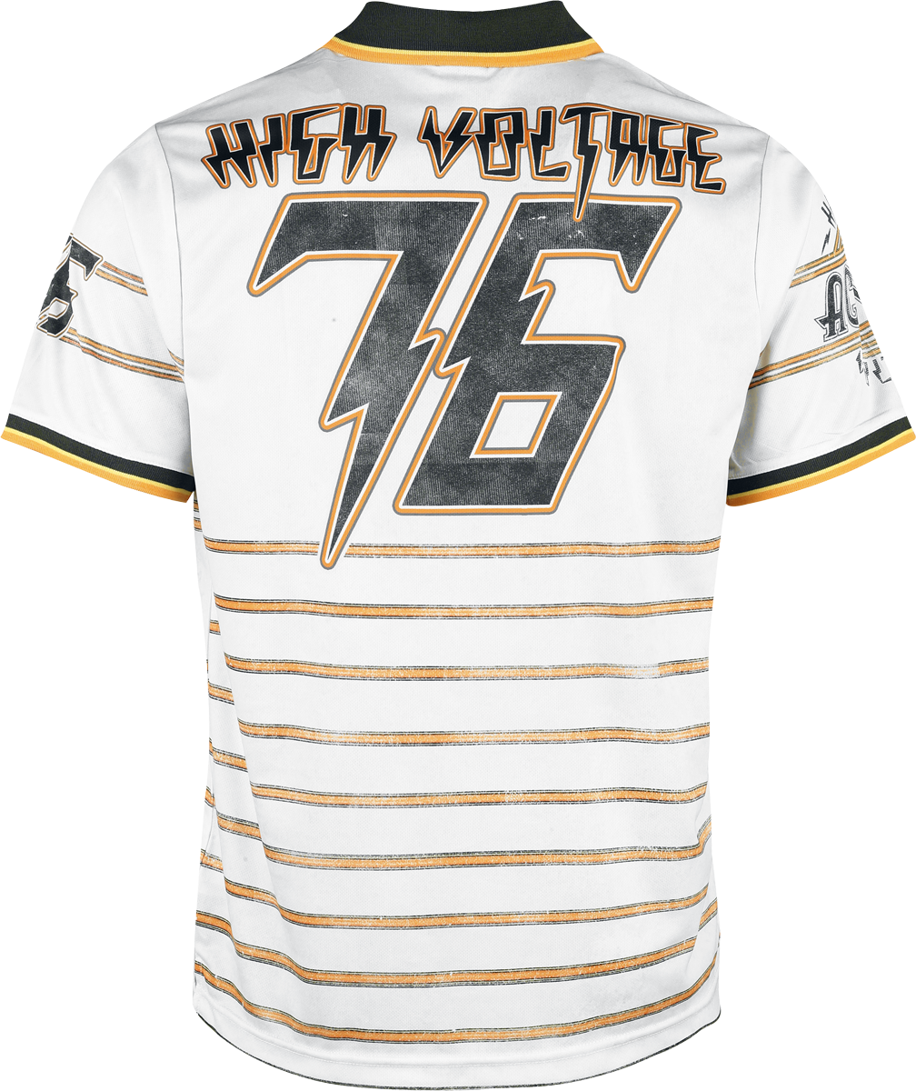Jersey  de AC/DC - High Voltage Rock FC - S à 5XL - pour Homme - blanc - AC/DC - View 2