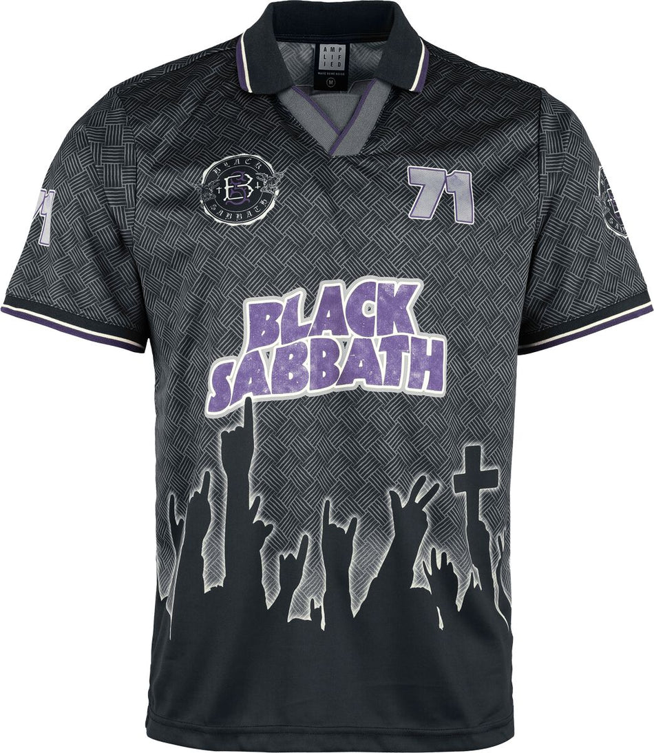 Jersey  de Black Sabbath - Crowd Rock FC - S à 5XL - pour Homme - noir - Black Sabbath