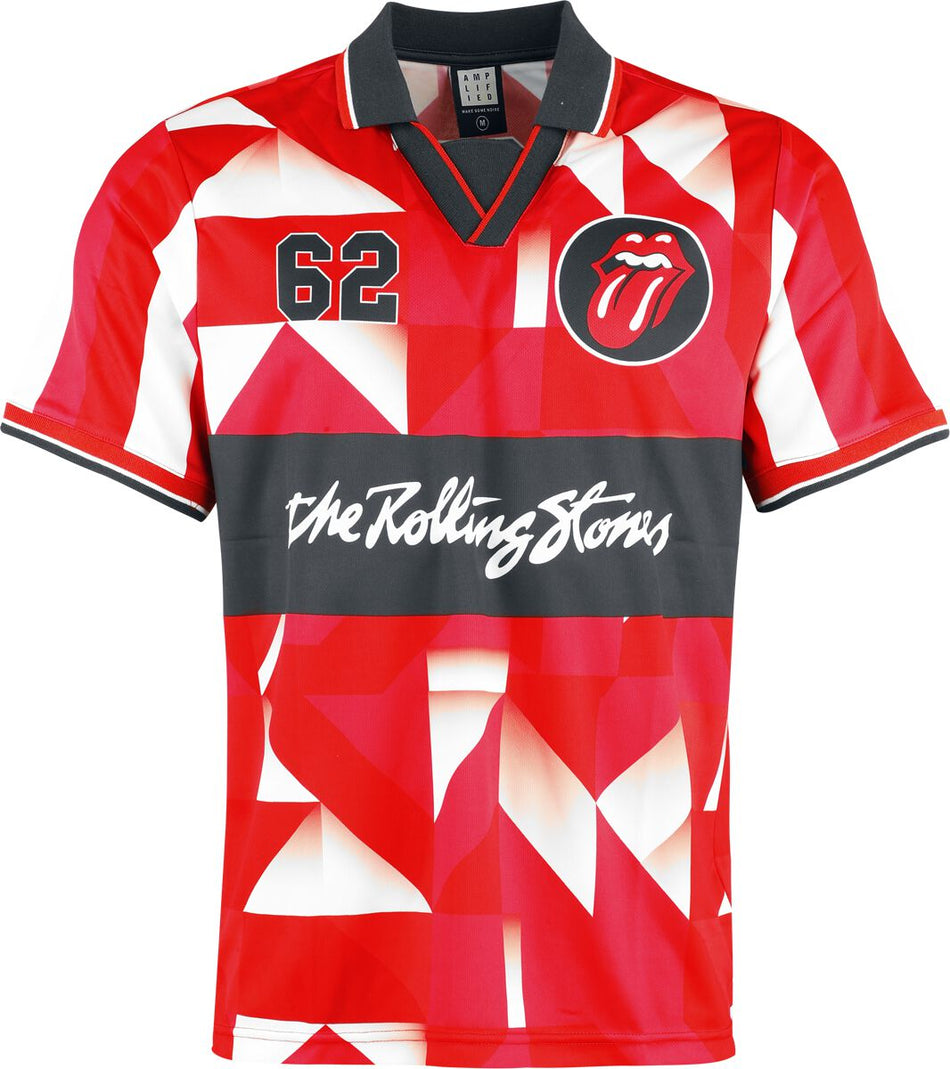 Jersey  de The Rolling Stones - Jagger Rock FC - S à 5XL - pour Homme - rouge - The Rolling Stones