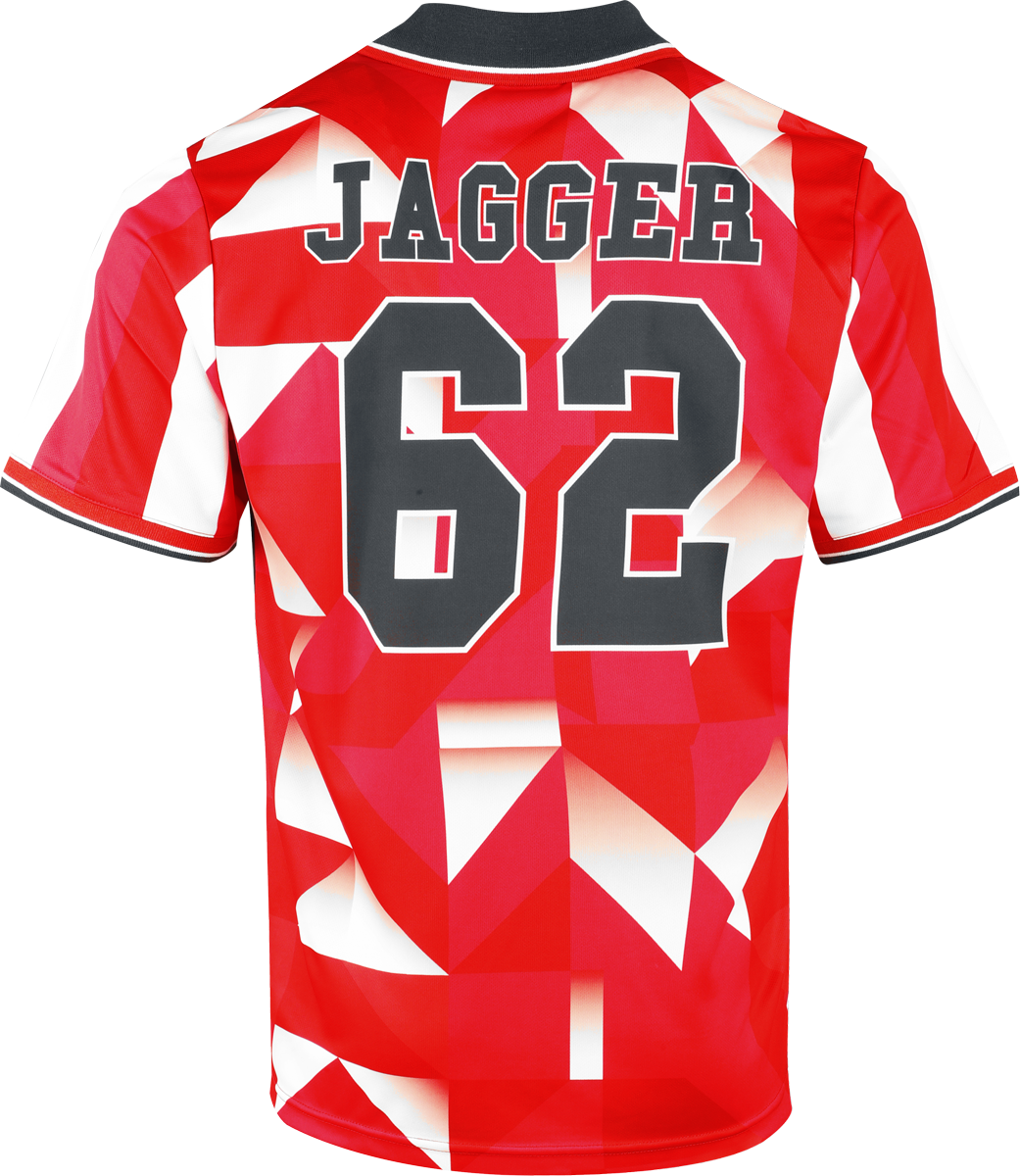 Jersey  de The Rolling Stones - Jagger Rock FC - S à 5XL - pour Homme - rouge - The Rolling Stones - View 2