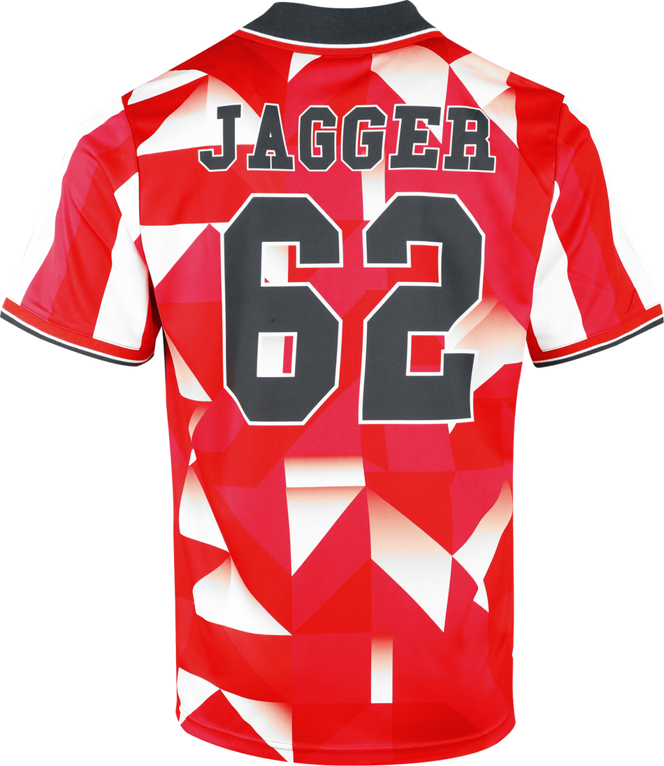 Jersey  de The Rolling Stones - Jagger Rock FC - S à 5XL - pour Homme - rouge - The Rolling Stones - View 2