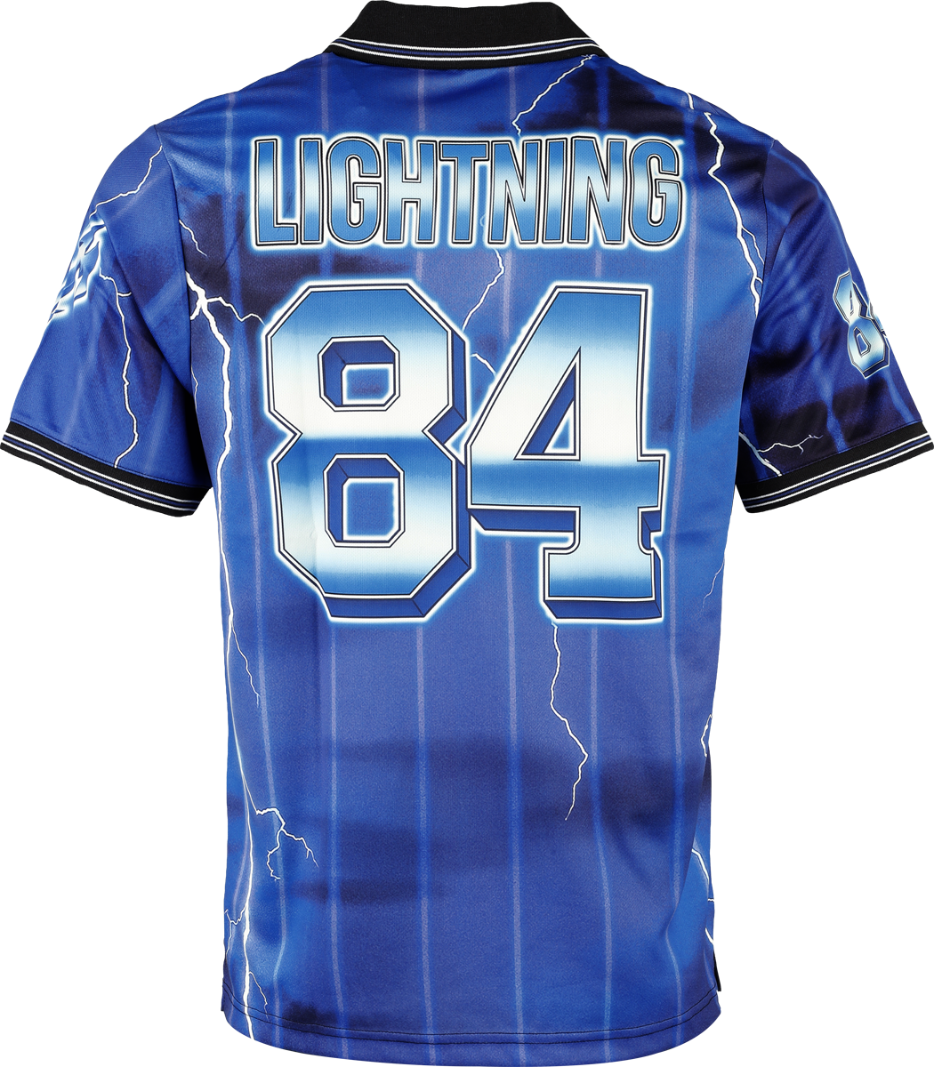 Jersey  de Metallica - Lightning Rock FC - M - pour Homme - bleu - metallica - View 2