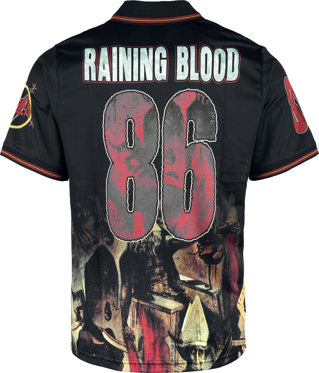 Jersey  de Slayer - Reign In Blood Rock FC - S à XL - pour Homme - noir - Slayer - View 2