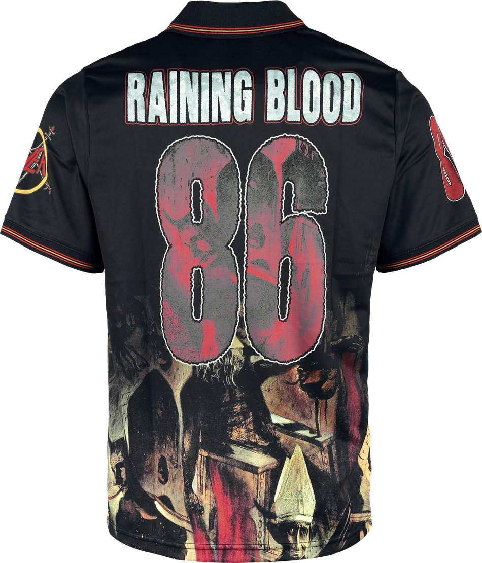 Jersey  de Slayer - Reign In Blood Rock FC - S à XL - pour Homme - noir - Slayer - View 2