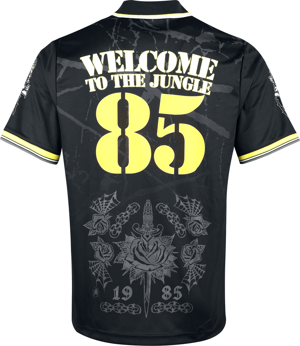 Jersey  de Guns N' Roses - Welcome To The Jungle Rock FC - S à 5XL - pour Homme - noir - Guns N' Roses - View 2