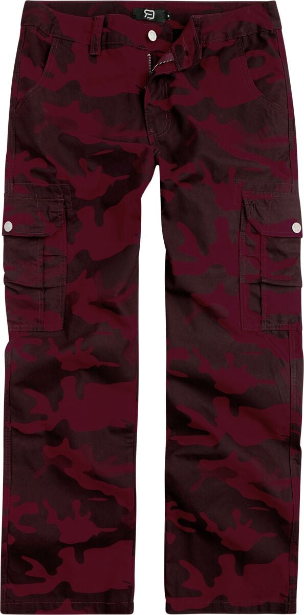 Pantalon Cargo  de RED by EMP - S à XXL - pour Homme - rouge - RED by EMP