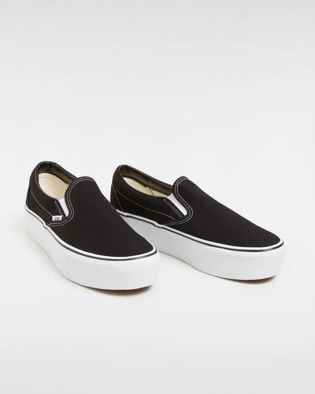Baskets  de Vans - CLASSIC SLIP-ON STACKFORM - EU37 à EU41 - pour Femme - noir/blanc - Vans