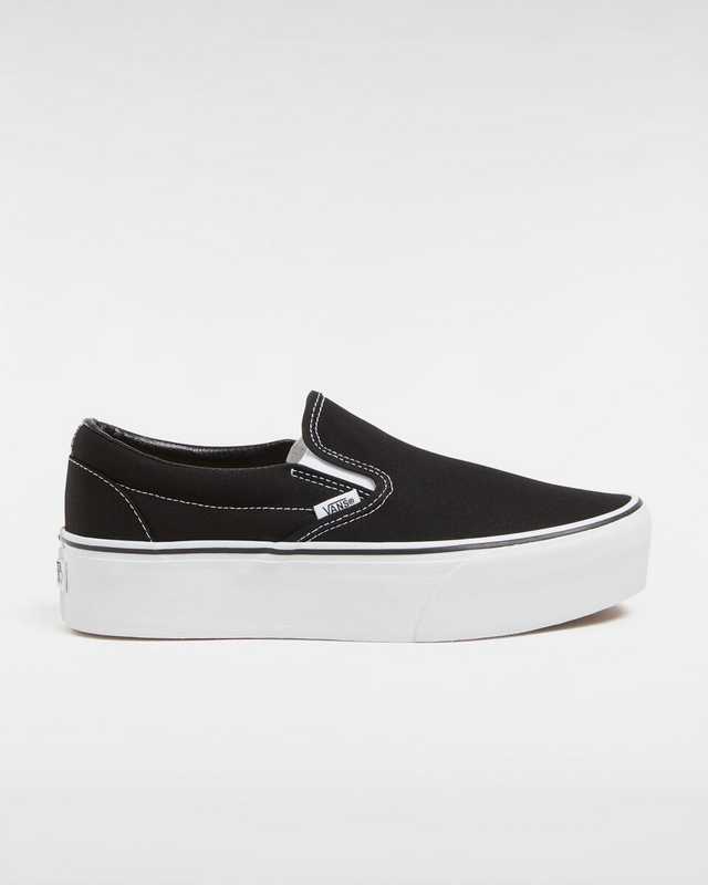 Baskets  de Vans - CLASSIC SLIP-ON STACKFORM - EU37 à EU41 - pour Femme - noir/blanc - Vans - View 2