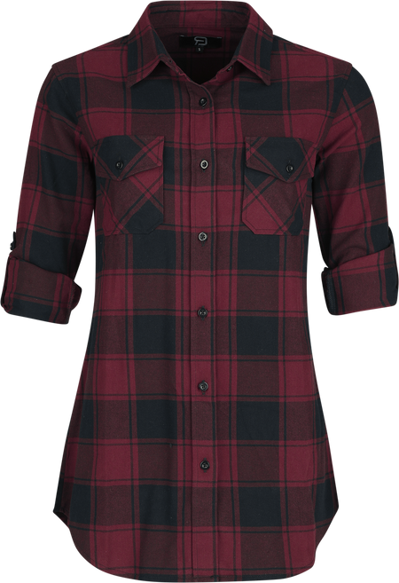 Chemisier  de RED by EMP - Baby Ride Easy Out - S à XXL - pour Femme - noir/rouge - RED by EMP - View 2