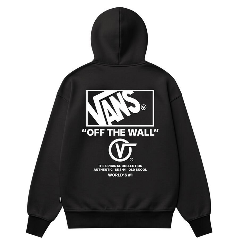 Sweat-shirt à capuche  de Vans - Stacked Hi Pullover - S à XXL - pour Homme - noir - Vans - View 2