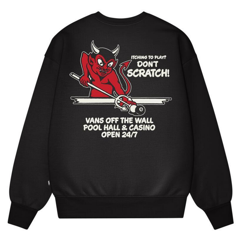 Sweat-shirt  de Vans - Old Scratch Crew - S à XL - pour Homme - noir - Vans - View 2