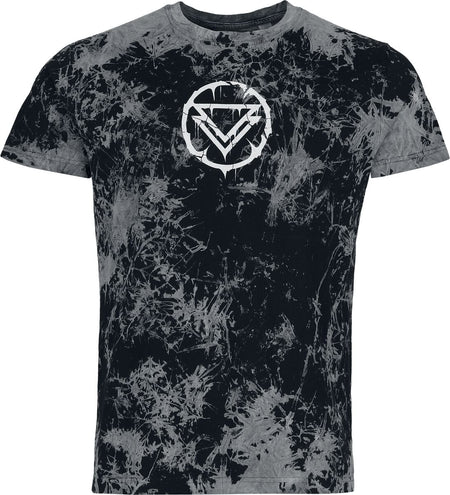 T-Shirt Manches courtes  de The Ghost Inside - Cracked Logo - S à 3XL - pour Homme - gris - The Ghost Inside