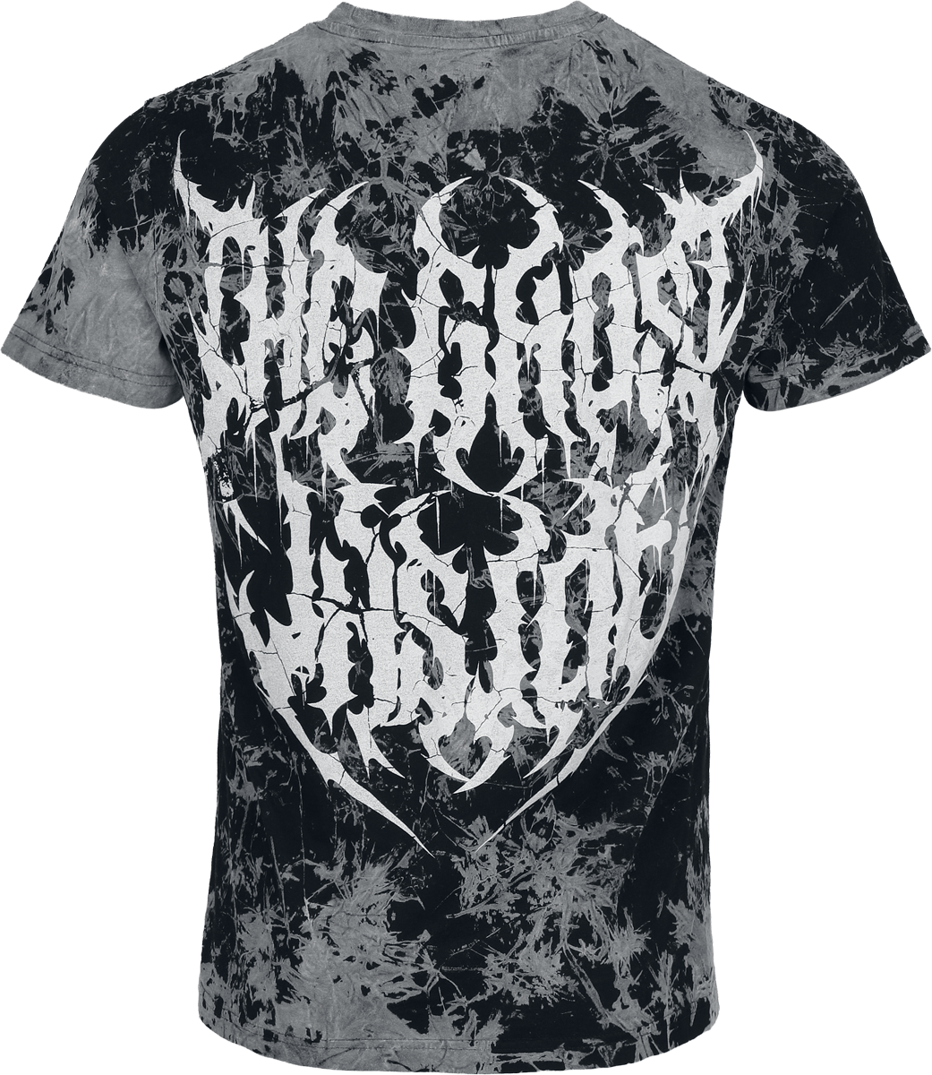 T-Shirt Manches courtes  de The Ghost Inside - Cracked Logo - S à 3XL - pour Homme - gris - The Ghost Inside - View 2