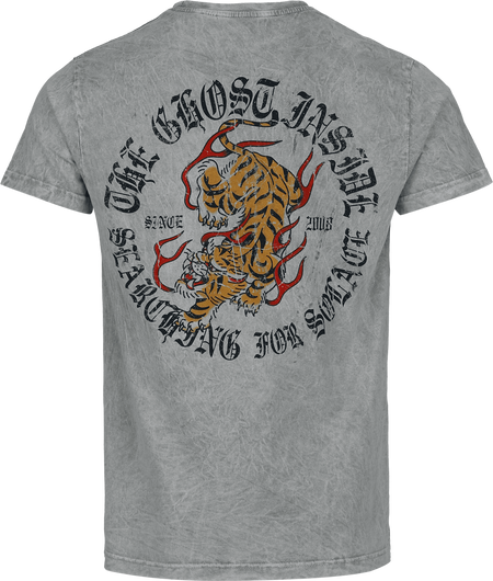 T-Shirt Manches courtes  de The Ghost Inside - Tiger Tat - S à 3XL - pour Homme - gris clair - The Ghost Inside - View 2
