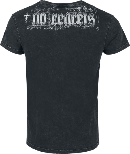 T-Shirt Manches courtes  de Rock Rebel by EMP - Rebels & Reapers - S à XXL - pour Homme - noir - Rock Rebel by EMP - View 2