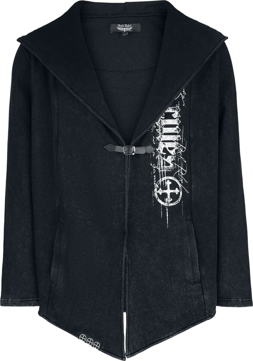 Gilets & Ponchos  de Rock Rebel by EMP - Rebels & Reapers - S à XXL - pour Homme - noir - Rock Rebel by EMP