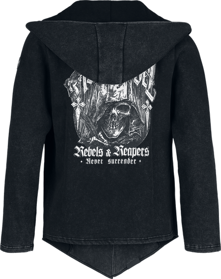 Gilets & Ponchos  de Rock Rebel by EMP - Rebels & Reapers - S à XXL - pour Homme - noir - Rock Rebel by EMP - View 2