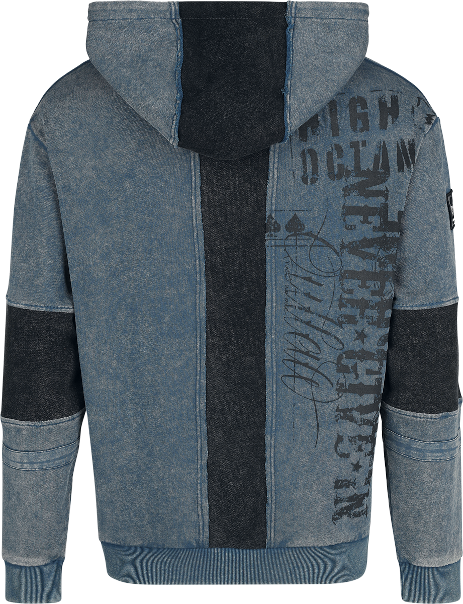 Sweat-shirt à capuche  de Rock Rebel by EMP - Free Spirit Metal Pin - S à XXL - pour Homme - multicolore - Rock Rebel by EMP - View 2