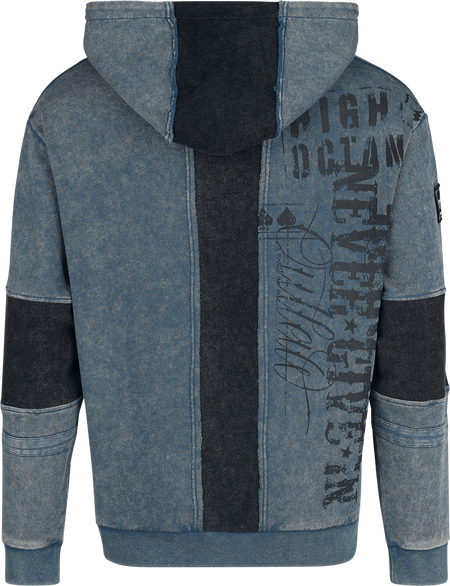 Sweat-shirt à capuche  de Rock Rebel by EMP - Free Spirit Metal Pin - S à XXL - pour Homme - multicolore - Rock Rebel by EMP - View 2