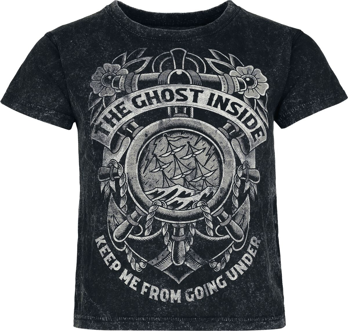 T-shirt  de The Ghost Inside - Going Under Kids - 110/116 à 158/164 - pour filles & garçonse - gris - The Ghost Inside