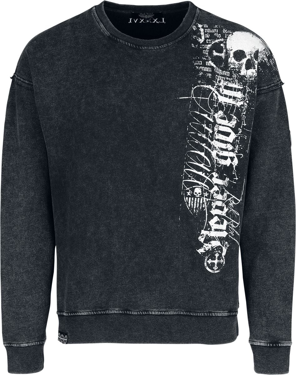 Sweat-shirt  de Rock Rebel by EMP - Rebels & Reapers - S à XXL - pour Homme - multicolore - Rock Rebel by EMP