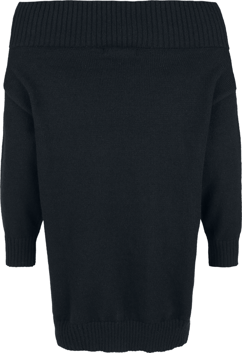 Pull tricoté  de Rock Rebel by EMP - Rebels & Reapers - S à XXL - pour Femme - noir - Rock Rebel by EMP - View 2