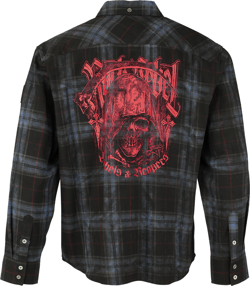 Chemise manches longues  de Rock Rebel by EMP - Rebels & Reapers - S à XXL - pour Homme - multicolore - Rock Rebel by EMP - View 2
