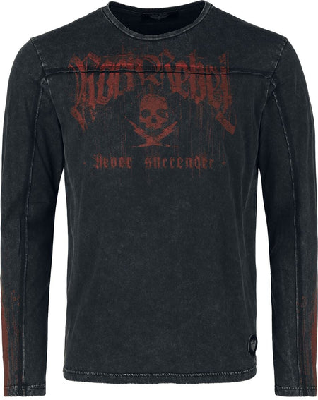 T-shirt manches longues  de Rock Rebel by EMP - Rebels & Reapers - S à XXL - pour Homme - multicolore - Rock Rebel by EMP