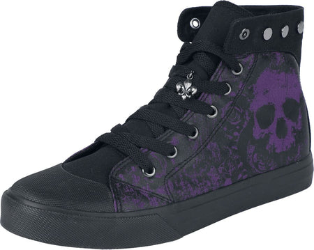 Baskets hautes  de Rock Rebel by EMP - Free Spirit - EU36 à EU43 - pour Femme - noir - Rock Rebel by EMP