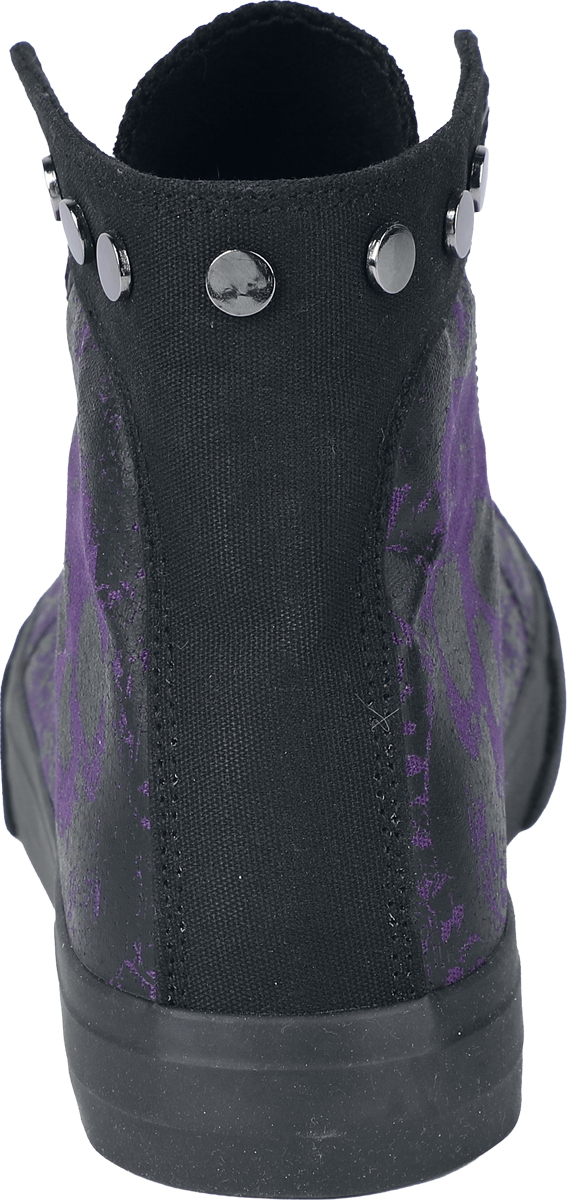 Baskets hautes  de Rock Rebel by EMP - Free Spirit - EU36 à EU43 - pour Femme - noir - Rock Rebel by EMP - View 2