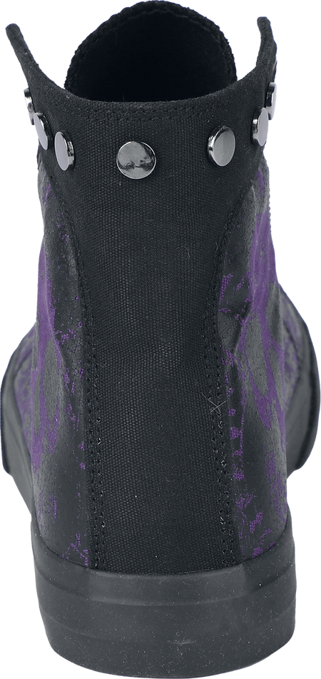 Baskets hautes  de Rock Rebel by EMP - Free Spirit - EU36 à EU43 - pour Femme - noir - Rock Rebel by EMP - View 2