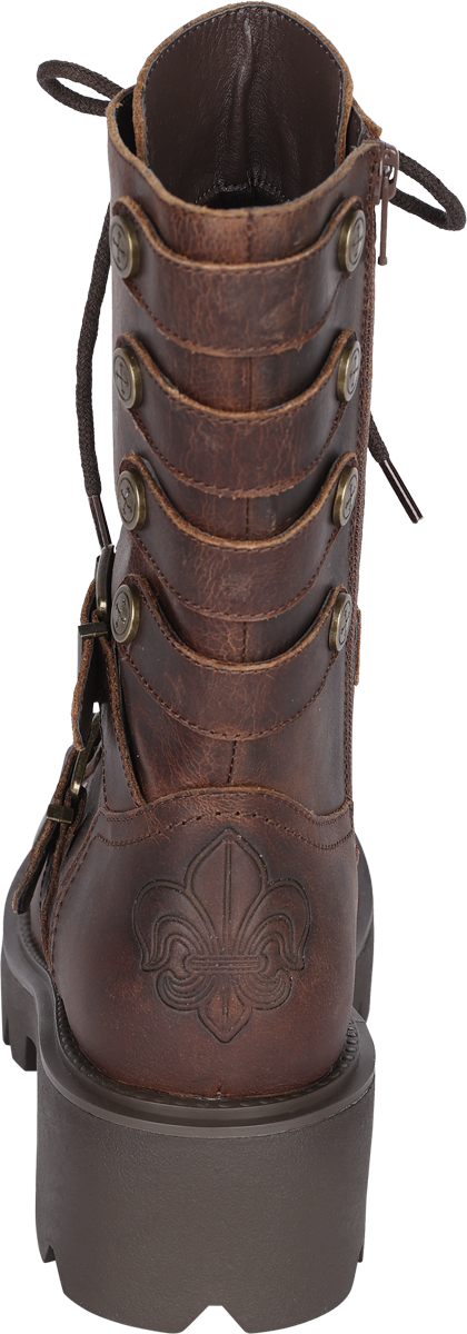 Bottes  de Rock Rebel by EMP - Original Sinner - EU37 à EU41 - pour Femme - marron - Rock Rebel by EMP - View 2