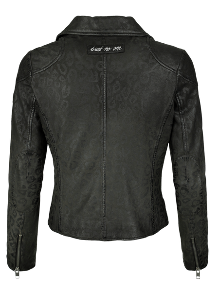 Veste en cuir  de Rock Rebel by EMP - Rebels & Reapers - S à XXL - pour Femme - multicolore - Rock Rebel by EMP - View 2