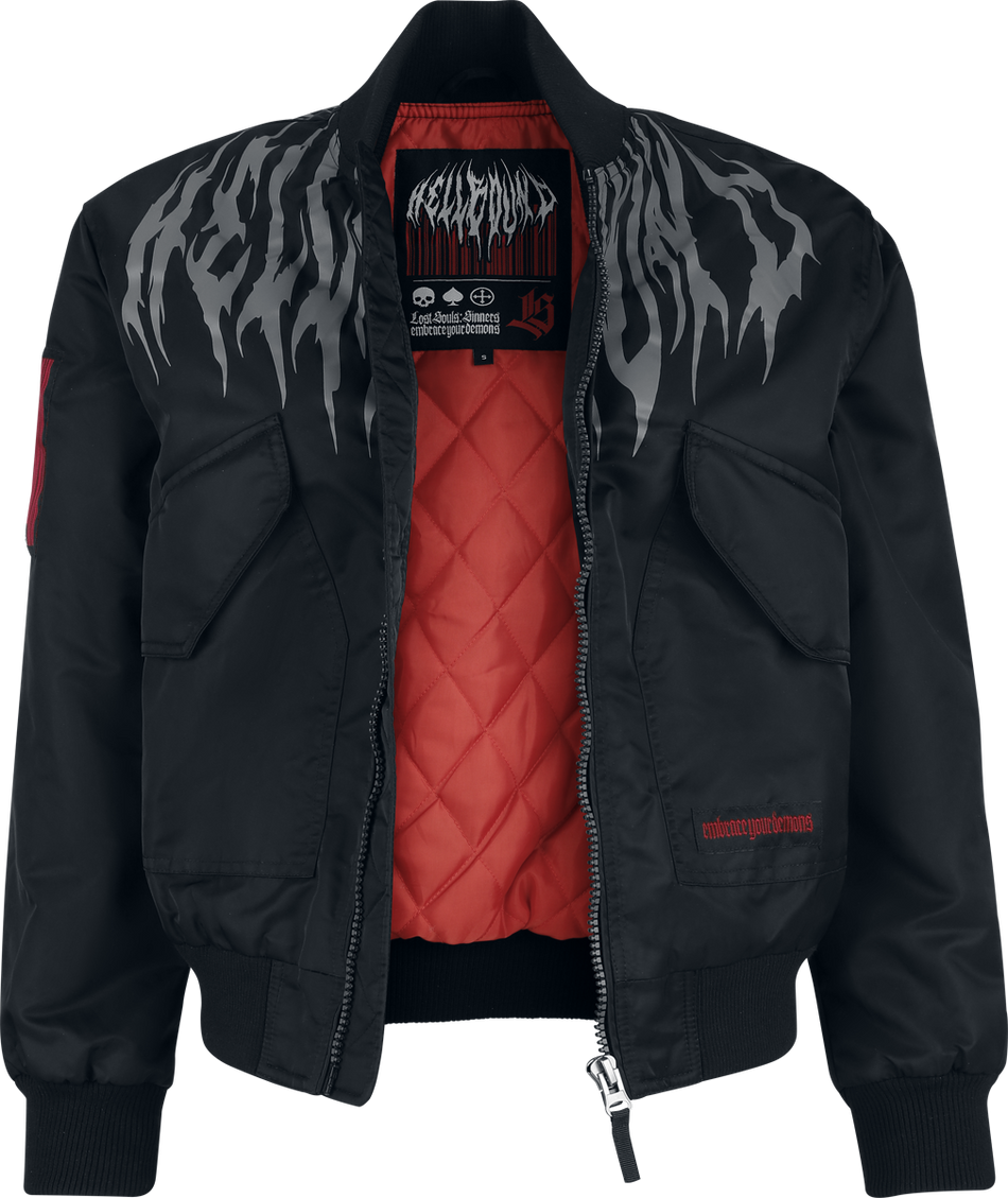 Veste mi-saison  de Rock Rebel by EMP - Lost Souls - S à XXL - pour Femme - noir - Rock Rebel by EMP - View 2
