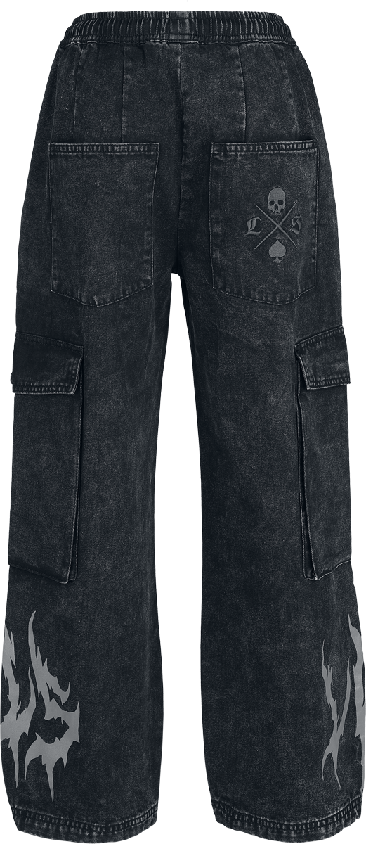 Jean  de Rock Rebel by EMP - Lost Souls - S à XL - pour Femme - noir - Rock Rebel by EMP - View 2
