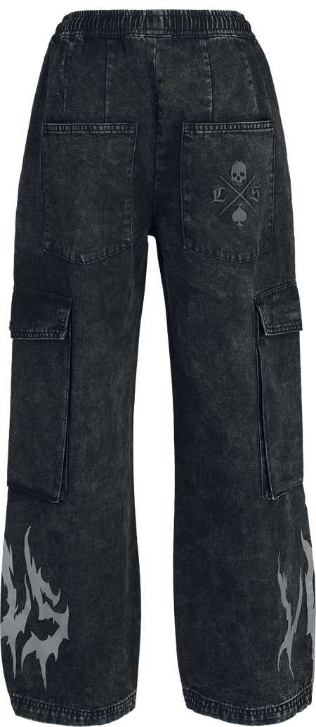 Jean  de Rock Rebel by EMP - Lost Souls - S à XL - pour Femme - noir - Rock Rebel by EMP - View 2