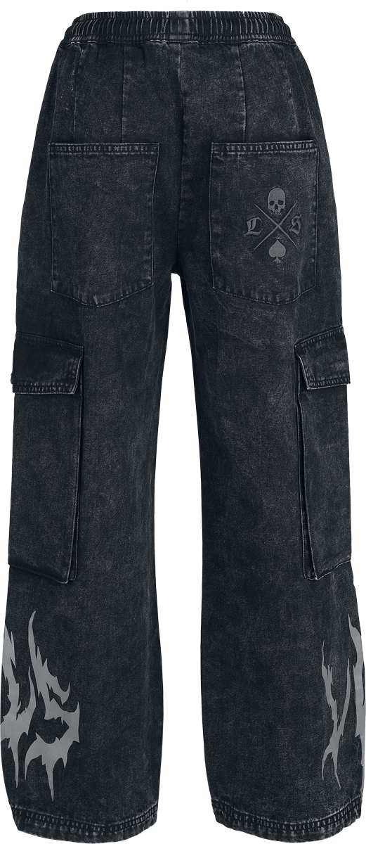 Jean  de Rock Rebel by EMP - Lost Souls - S à XXL - pour Femme - noir - Rock Rebel by EMP - View 2